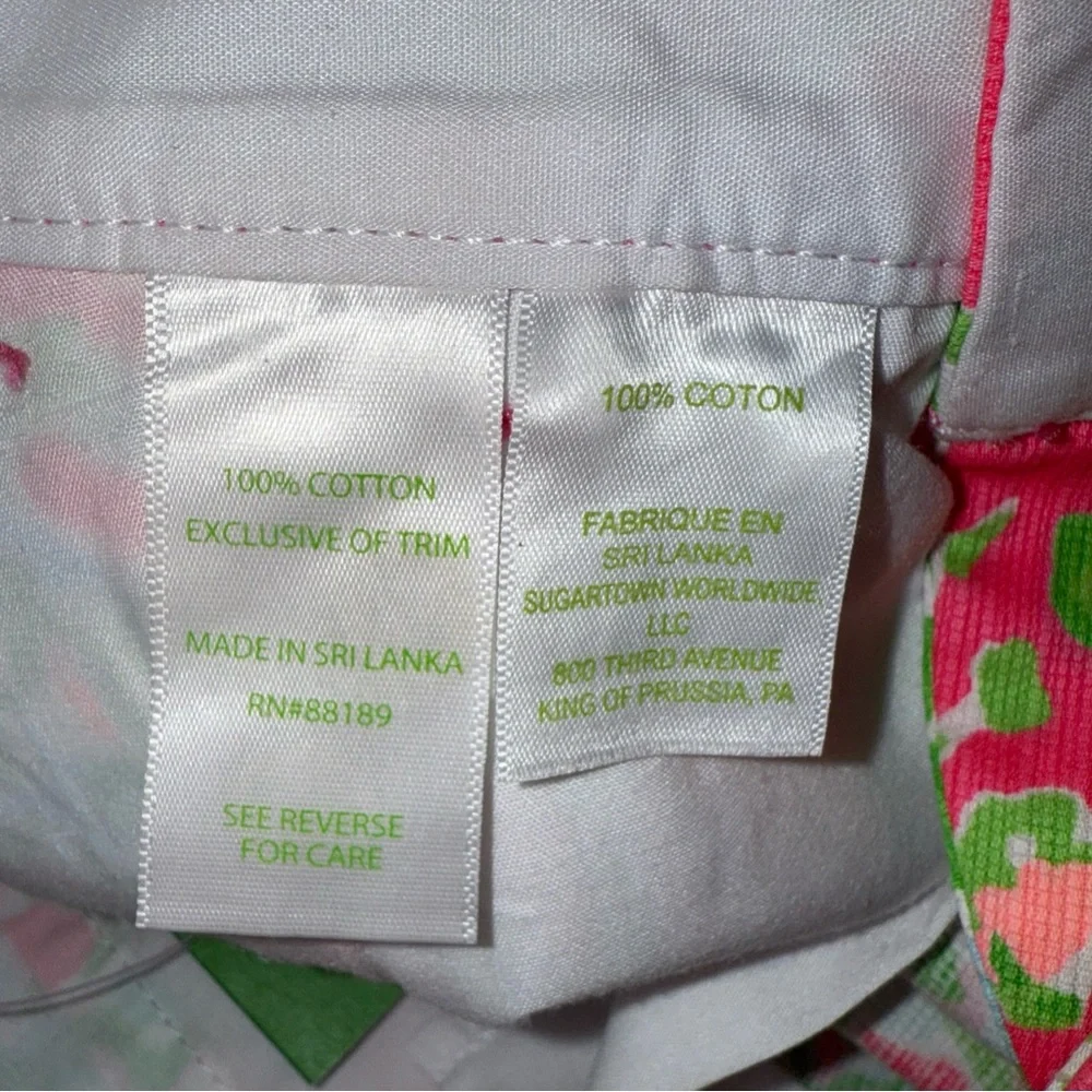 NWT Lilly Pulitzer The Chipper Bermuda Shorts Flamingo Pink size 00 BRAND NEW